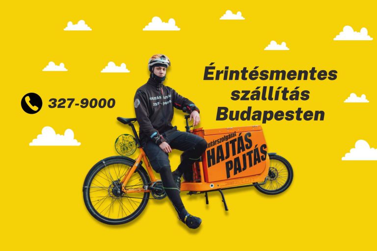 Érintésmentes szállítás Budapesten