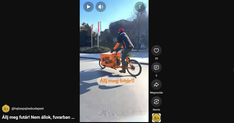 Állj meg futár! Nem állok fuvarban vagyok…. vicces videók